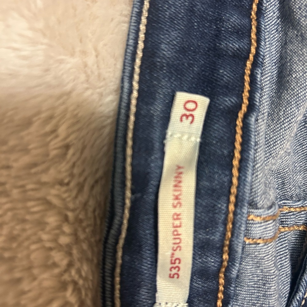 True Religion Women's Denim Jeans with Tan Accents super cute and totally in st - Picture 3 of 6